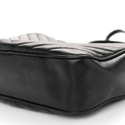 Saint Laurent Calfskin Matelasse Monogram Lou Camera Bag Black 9 of 11