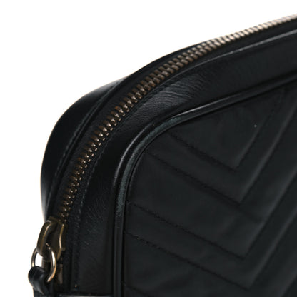 Gucci Calfskin Matelasse Mens GG Marmont Belt Bag 100 40 Black 13 of 18