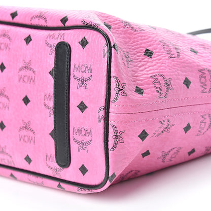 MCM Visetos Medium Liz Reversible Shopper Tote Pink 13 of 16