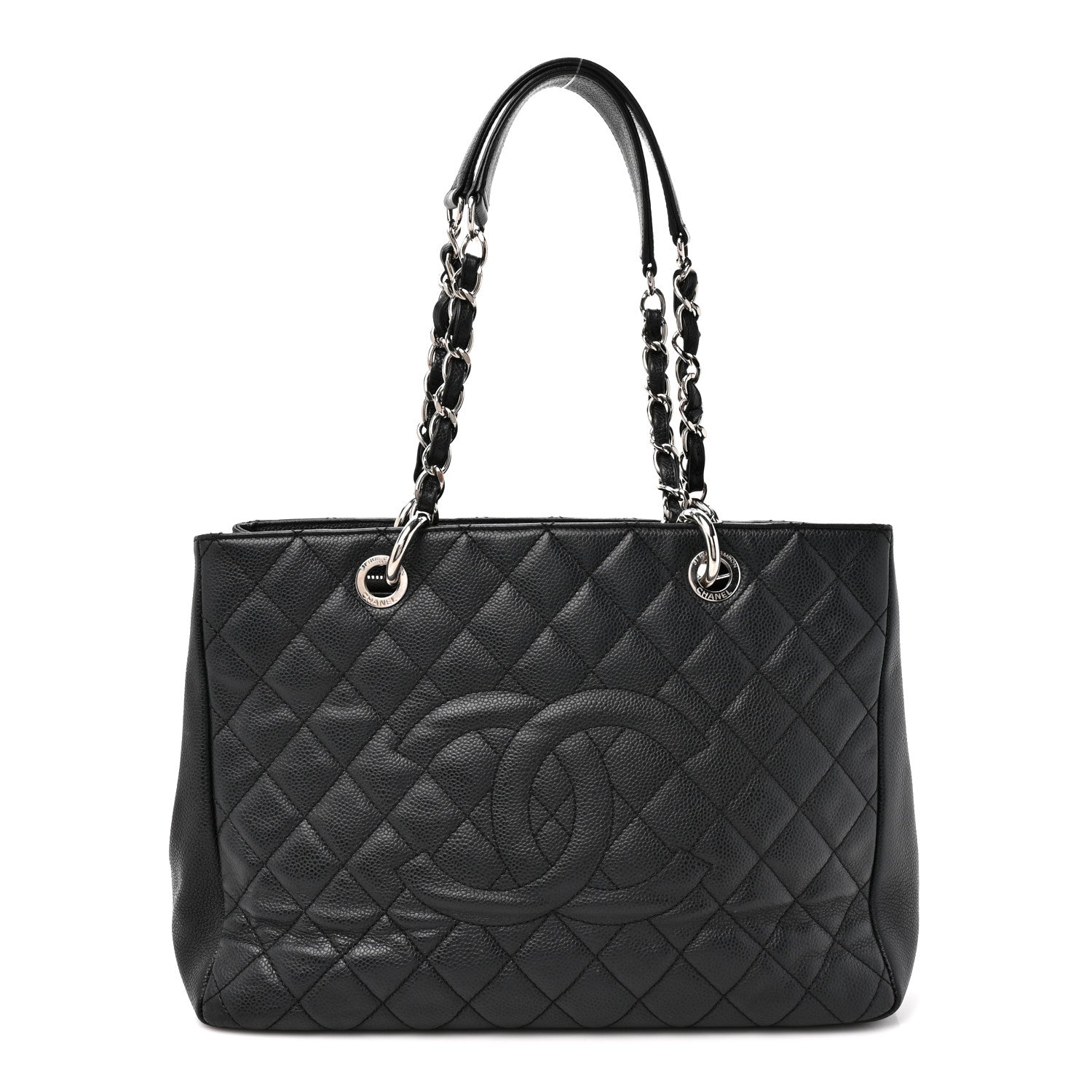 Chanel Caviar Quilted Grand Shopping Tote GST Black 1 of 10