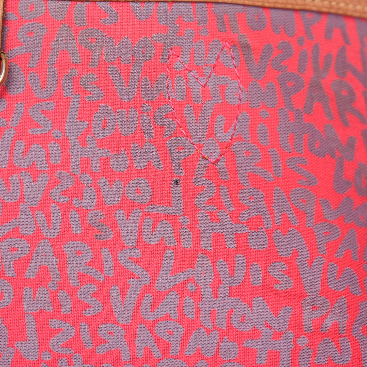 Monogram Graffiti Neverfull GM Fuchsia