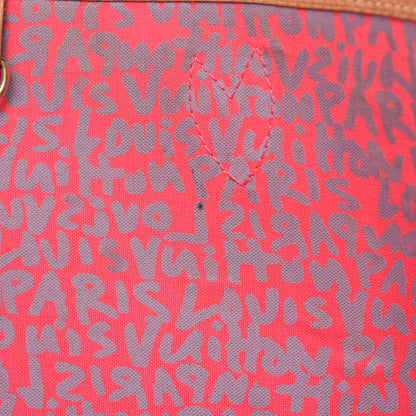 Louis Vuitton Monogram Graffiti Neverfull GM Fuchsia 19 of 22