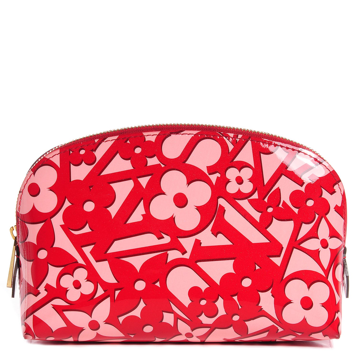 Louis Vuitton Patent Sweet Monogram Cosmetic Pouch Pomme D’Amour 1 of 7