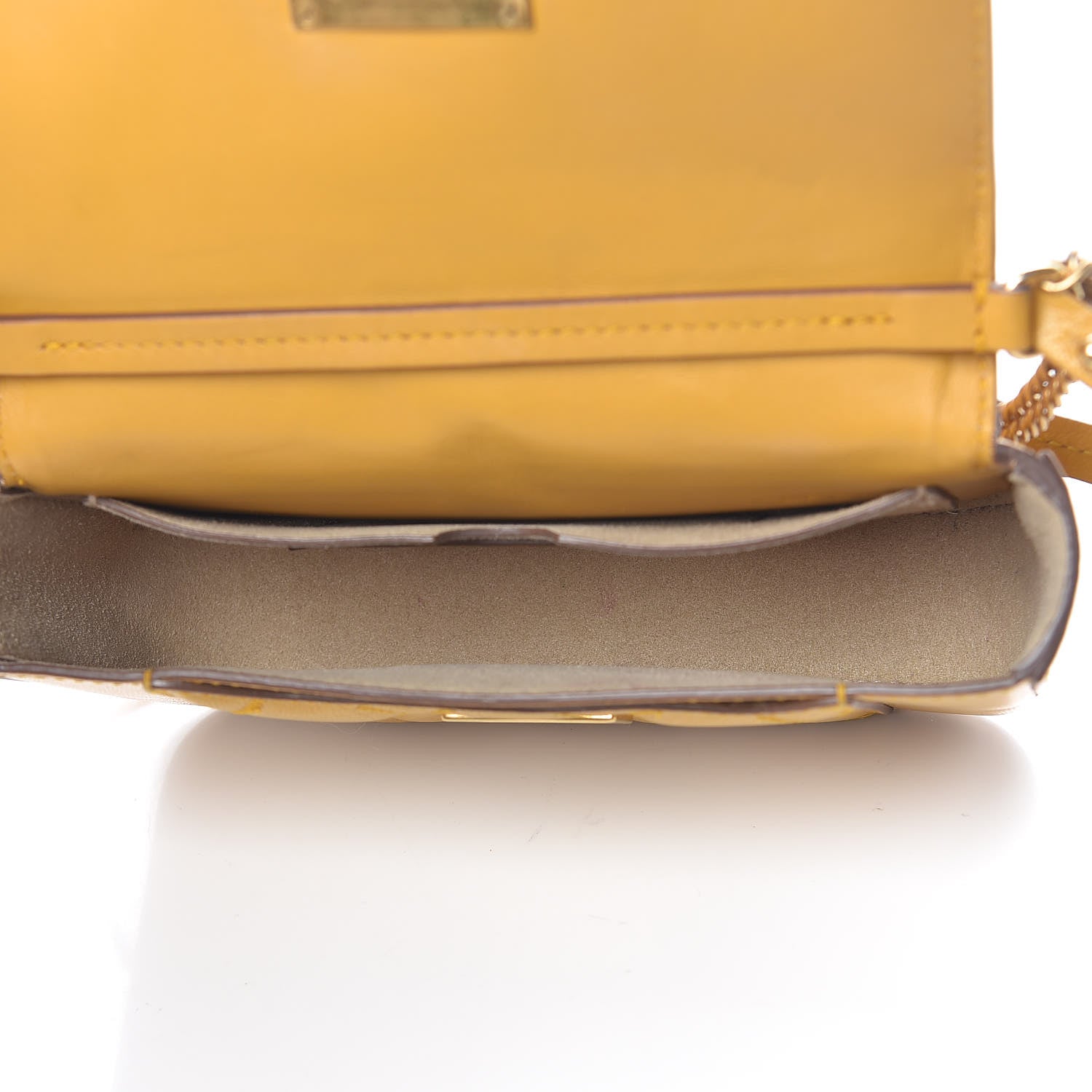 Givenchy Goatskin Quilted GV3 Mini Pocket Convertible Bag Golden 5 of 11