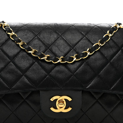 Chanel Lambskin Quilted Medium Double Flap Black 5 of 15
