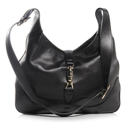 Gucci Leather Jackie Medium Shoulder Bag Black 1 of 7