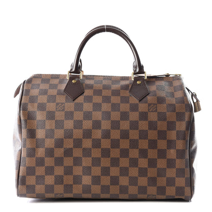 Louis Vuitton Damier Ebene Speedy 30 1 of 12