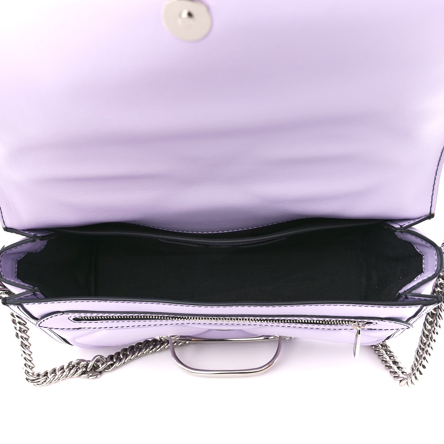Alexander McQueen Calfskin The Story Quilted Shoulder Bag Lavender 5 of 10