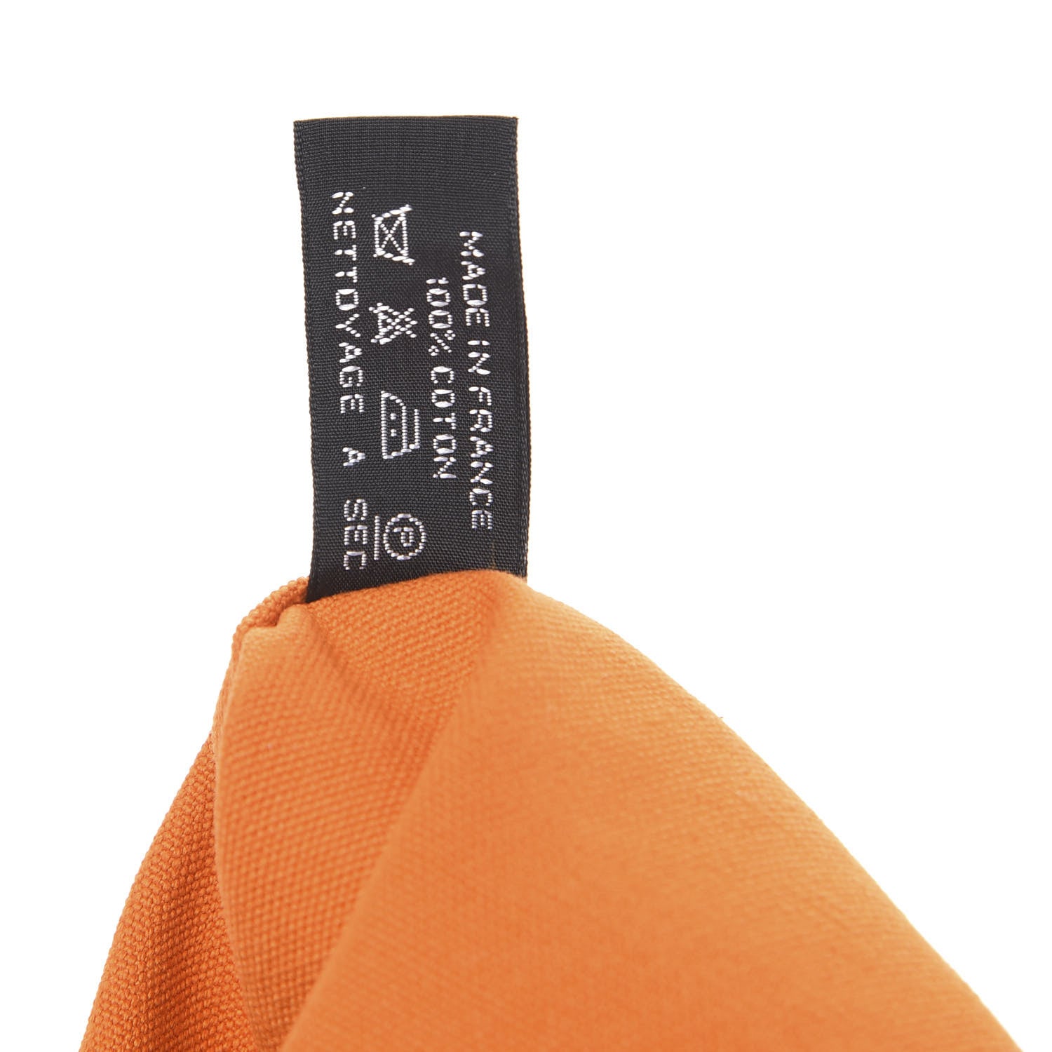Hermes Cotton Canvas Bora Bora Pouch Set Orange 6 of 11