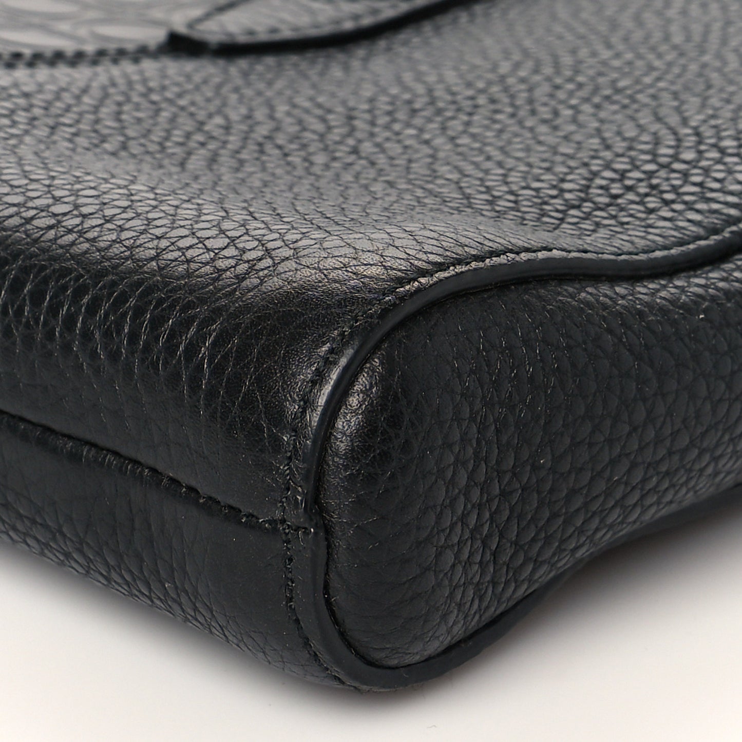 Calfskin Gancini Business Bag Black