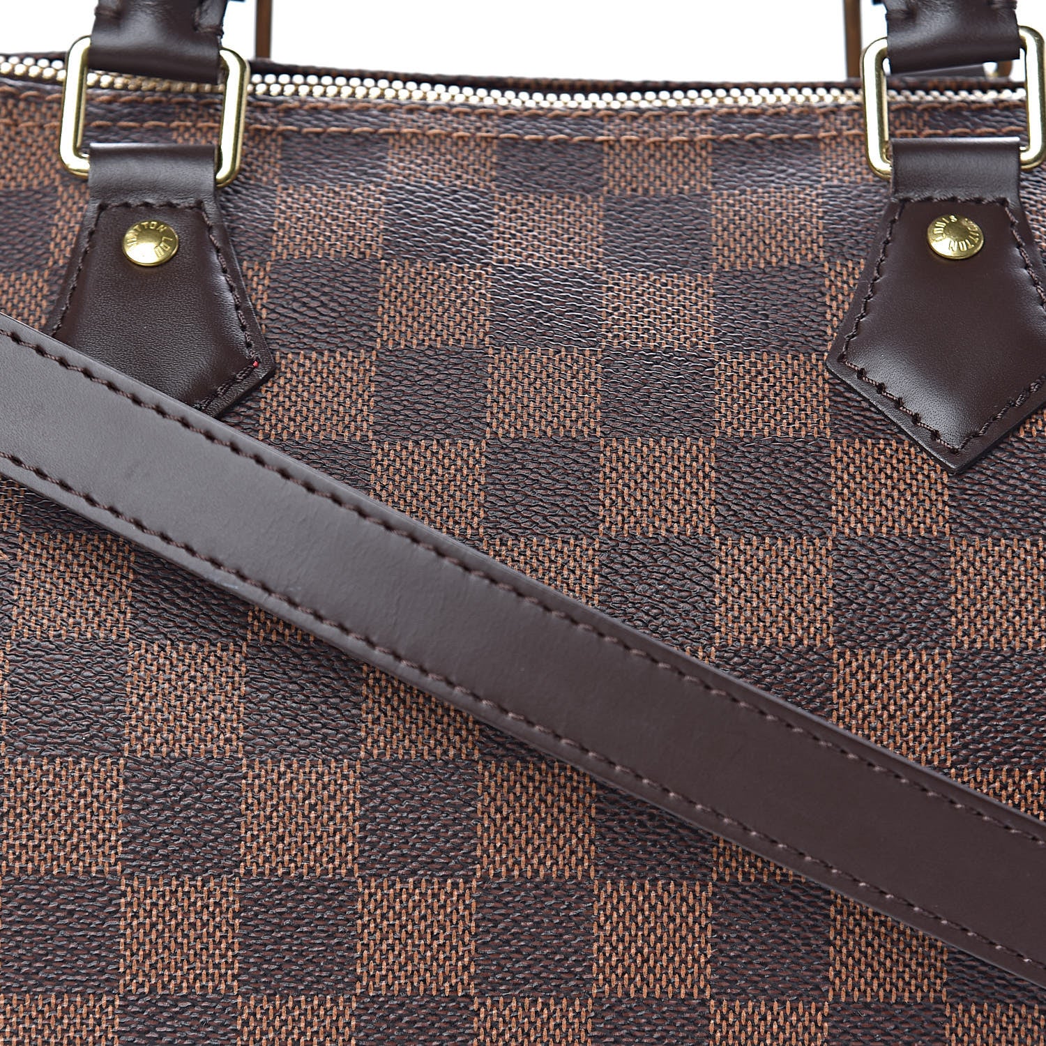 Louis Vuitton Damier Ebene Speedy Bandouliere 30 11 of 12