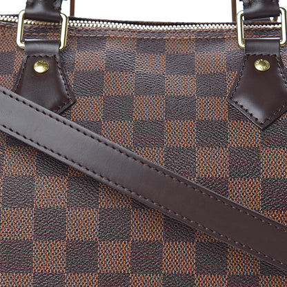 Louis Vuitton Damier Ebene Speedy Bandouliere 30 11 of 12