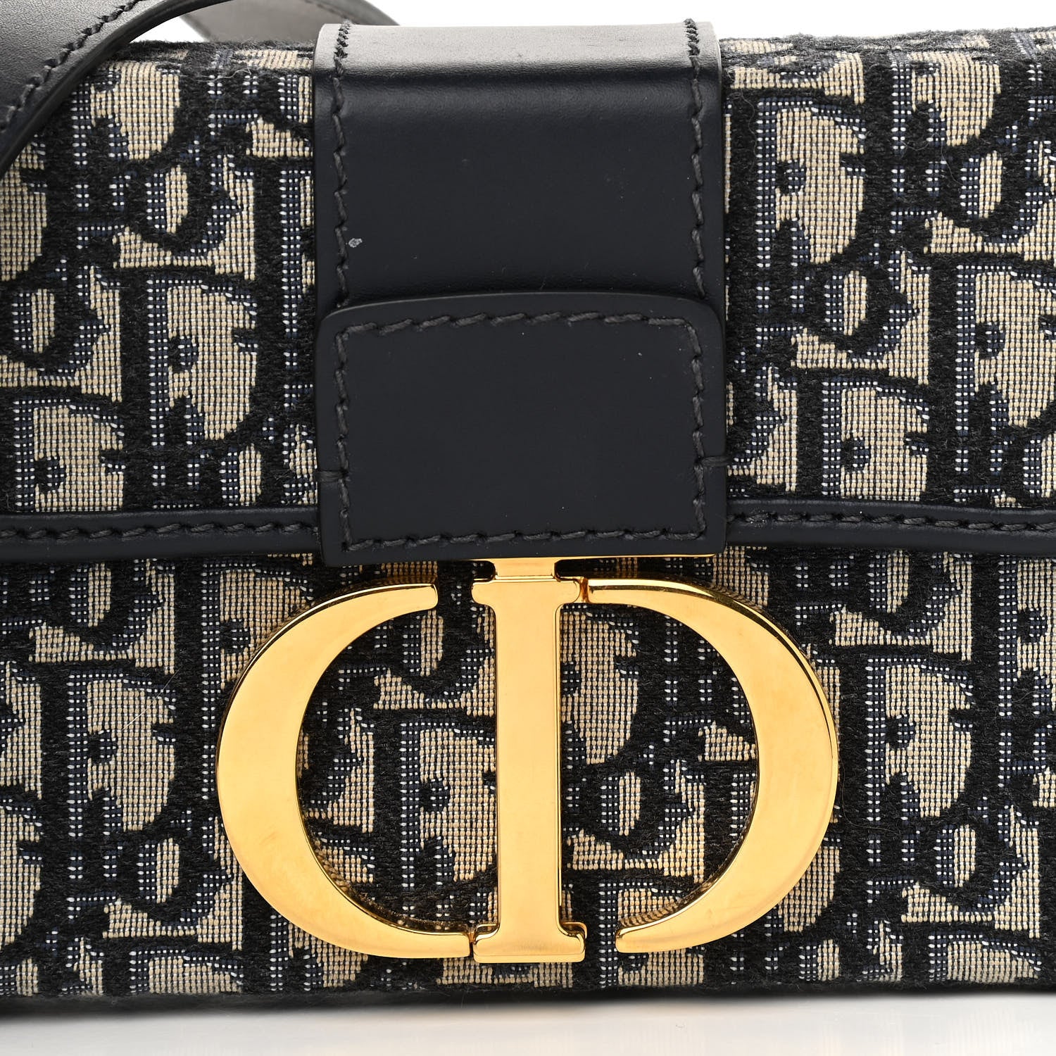 Christian Dior Oblique 30 Montaigne Box Bag Blue 7 of 11