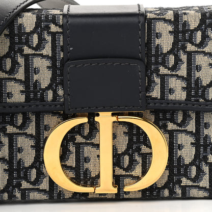 Christian Dior Oblique 30 Montaigne Box Bag Blue 7 of 11