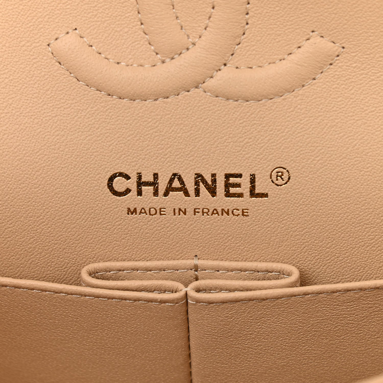 Chanel Caviar Quilted Small Double Flap Beige 6 of 11