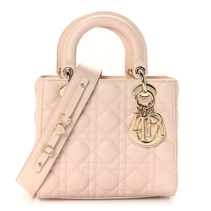 Christian Dior Lambskin Cannage Small My ABCDior Lady Dior Light Pink 1 of 9