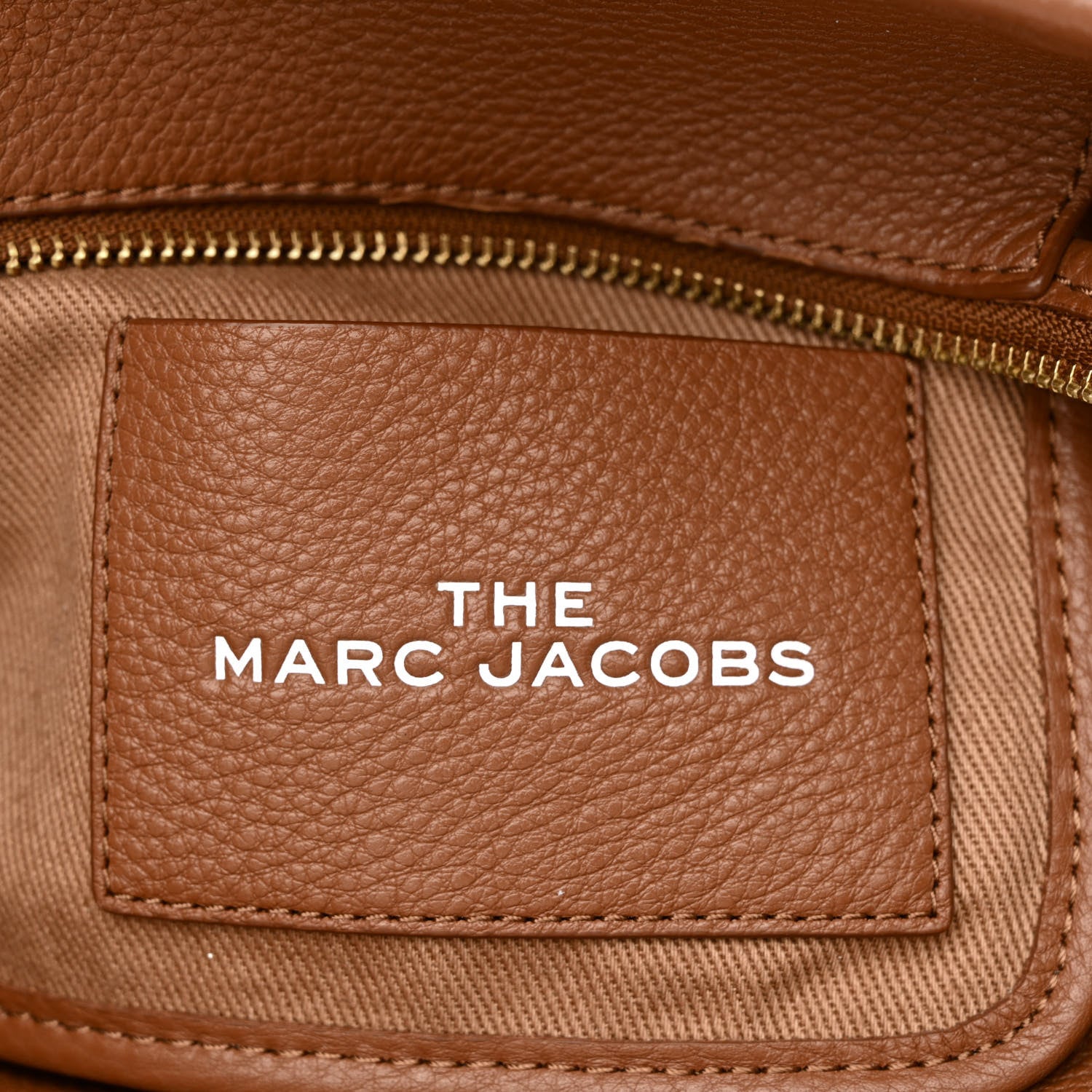 Marc Jacobs Grained Calfskin Small The Tote Bag Argan Oil 6 of 12