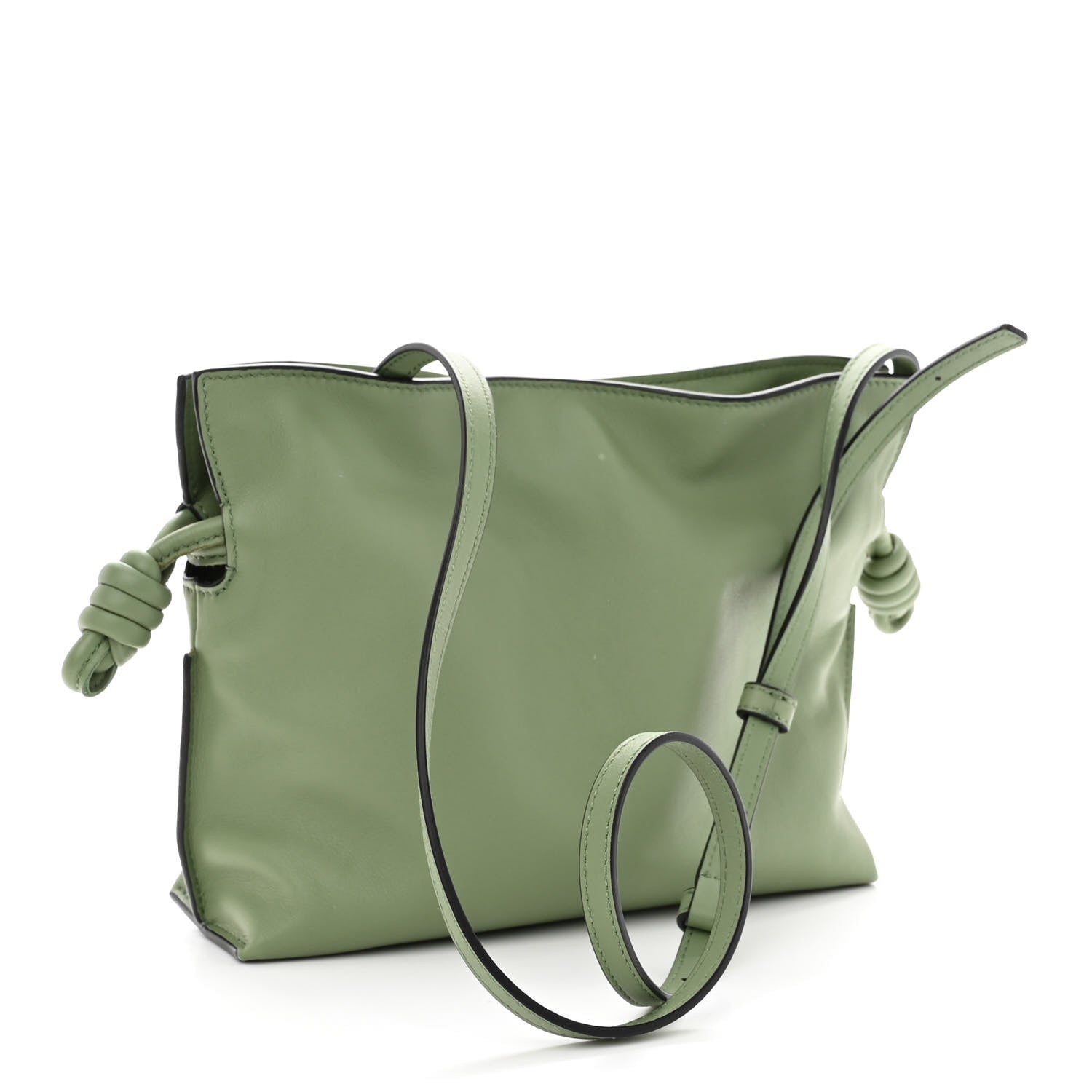 Loewe Calfskin Mini Flamenco Knot Clutch Rosemary 3 of 9