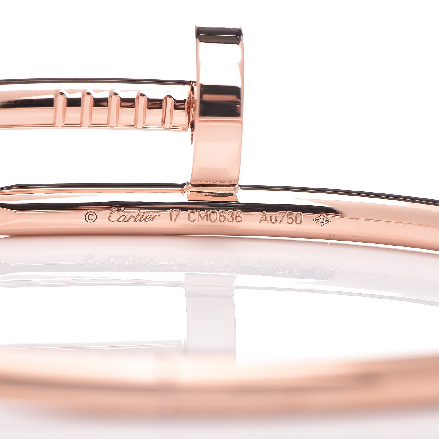 Cartier 18K Pink Gold Juste Un Clou Bracelet 17 4 of 5