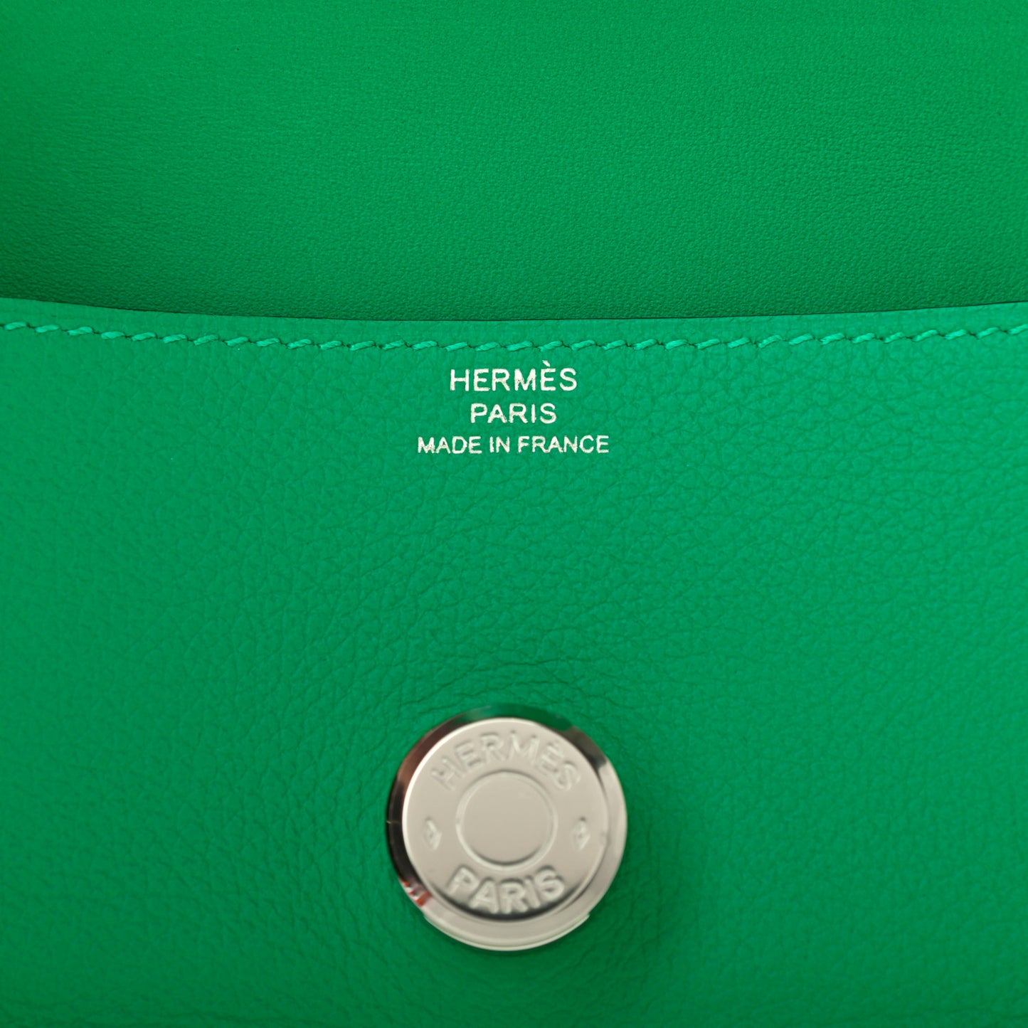 Togo Dogon Card Case Vert Vertigo