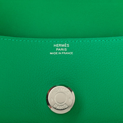 Hermes Togo Dogon Card Case Vert Vertigo 6 of 7