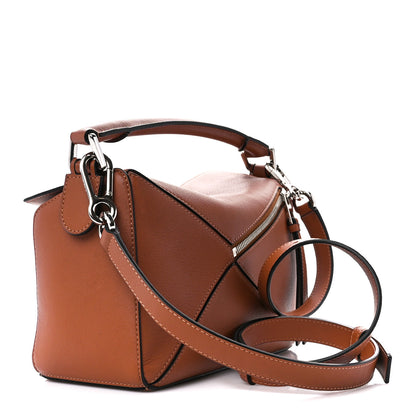 Loewe Calfskin Small Puzzle Bag Tan 3 of 11