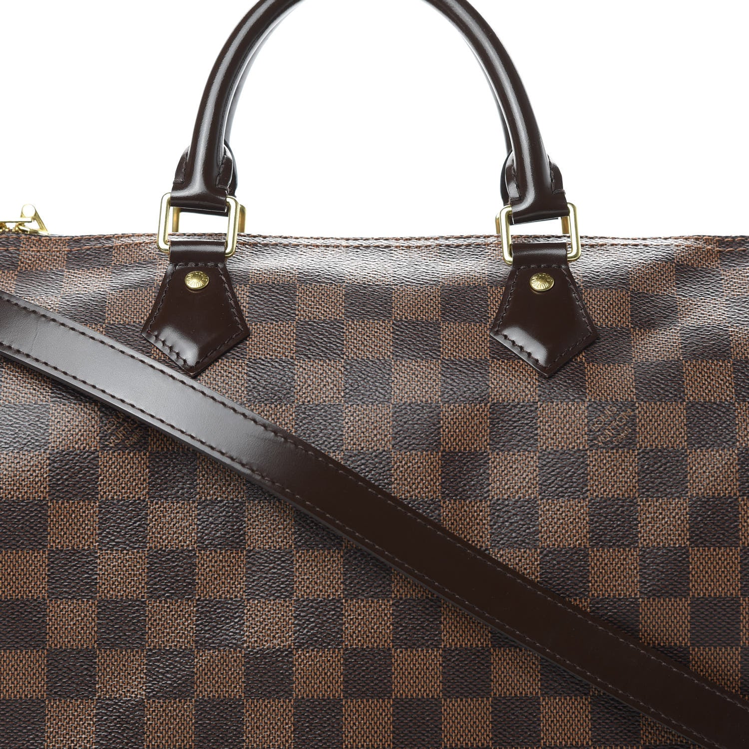 Louis Vuitton Damier Ebene Speedy Bandouliere 30 10 of 16