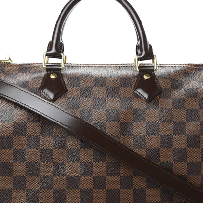Louis Vuitton Damier Ebene Speedy Bandouliere 30 10 of 16