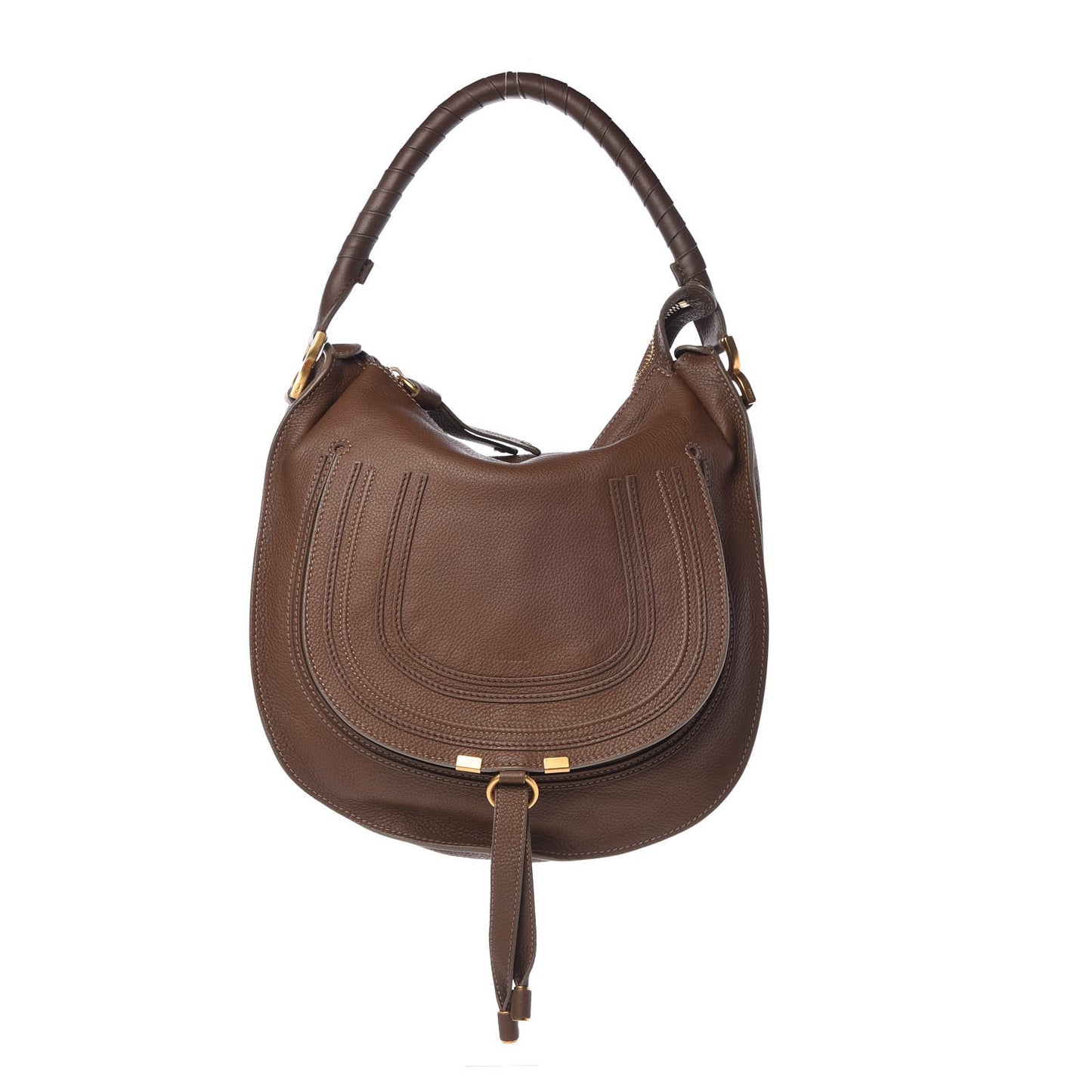 Calfskin Medium Marcie Hobo Oak