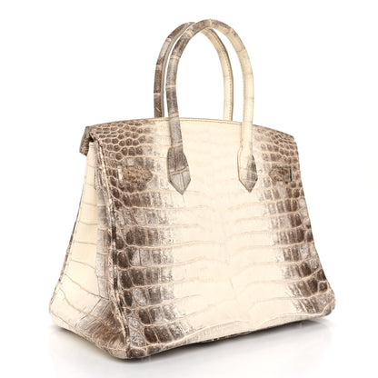 Hermes Matte Niloticus Crocodile Himalaya Birkin 30 Blanc 5 of 56
