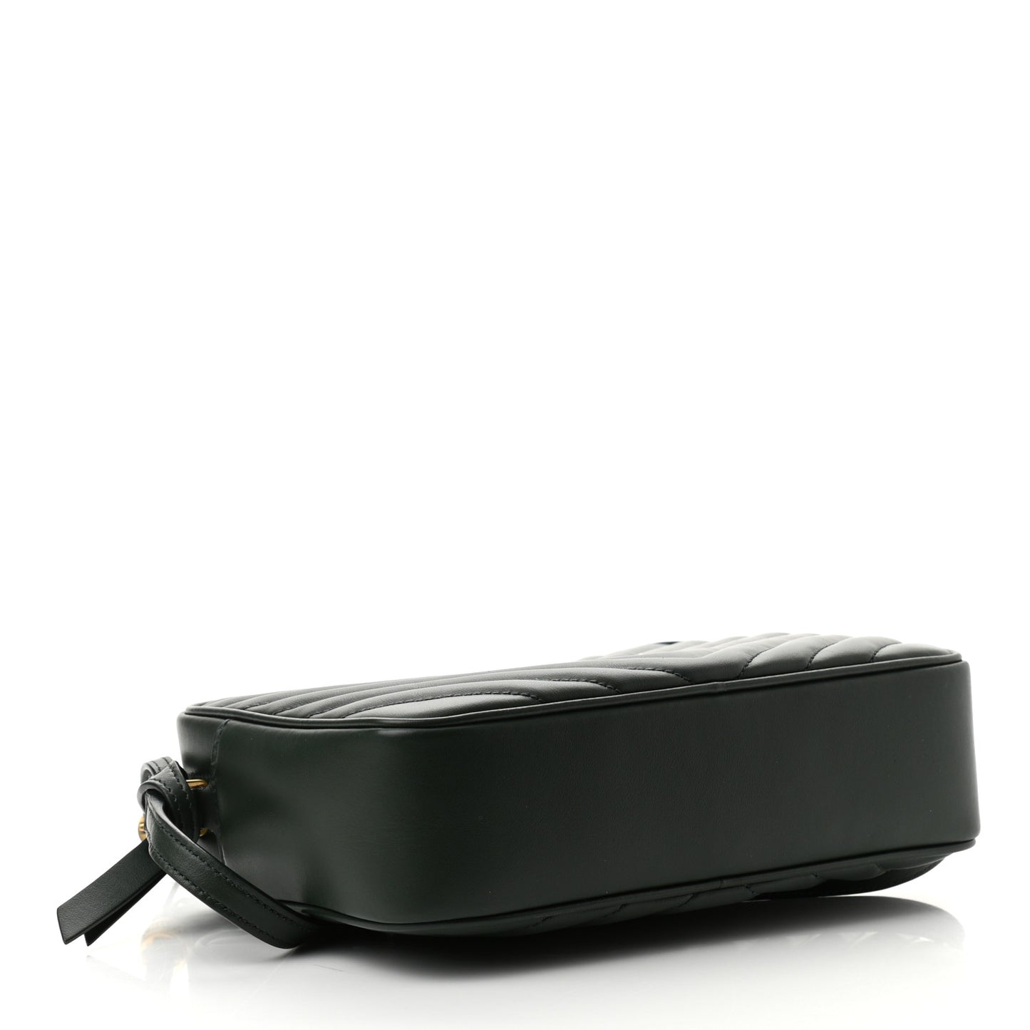 Calfskin Matelasse Monogram Lou Camera Green