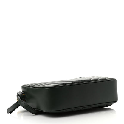 Saint Laurent Calfskin Matelasse Monogram Lou Camera Green 4 of 10