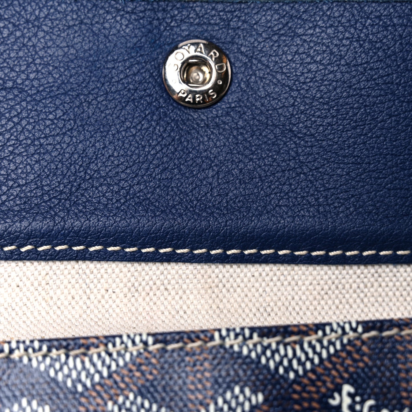 Goyardine Saint Louis PM Navy