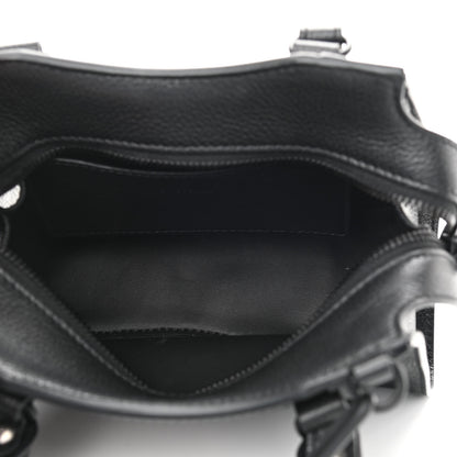 Balenciaga Grained Calfskin Neo Classic Black Hardware Mini City Black 5 of 10