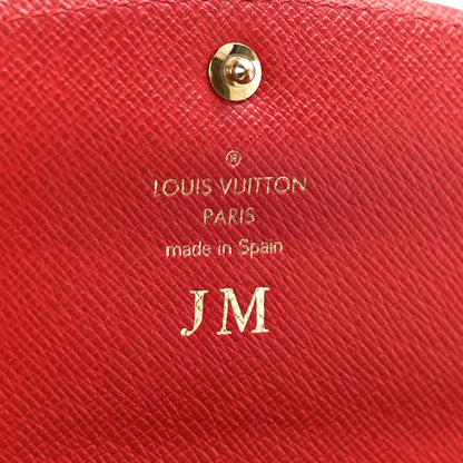 Louis Vuitton Damier Ebene Caissa Wallet Cherry 6 of 8