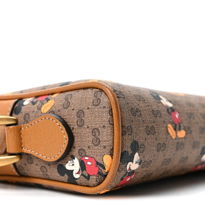 Gucci X DISNEY Mini Vintage GG Supreme Monogram Mickey Mouse Shoulder Bag Beige Vintage Sun Oil 9 of 10