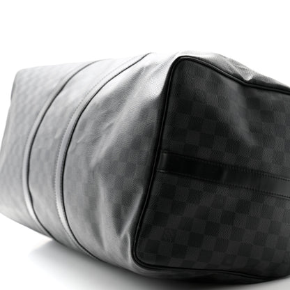 Louis Vuitton Monogram Eclipse Keepall Bandouliere 55 10 of 12