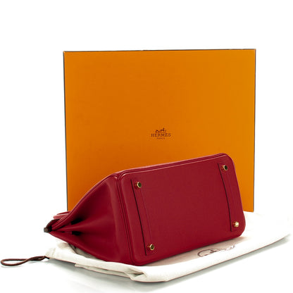 Hermes Epsom Birkin 30 Rouge Casaque 5 of 27