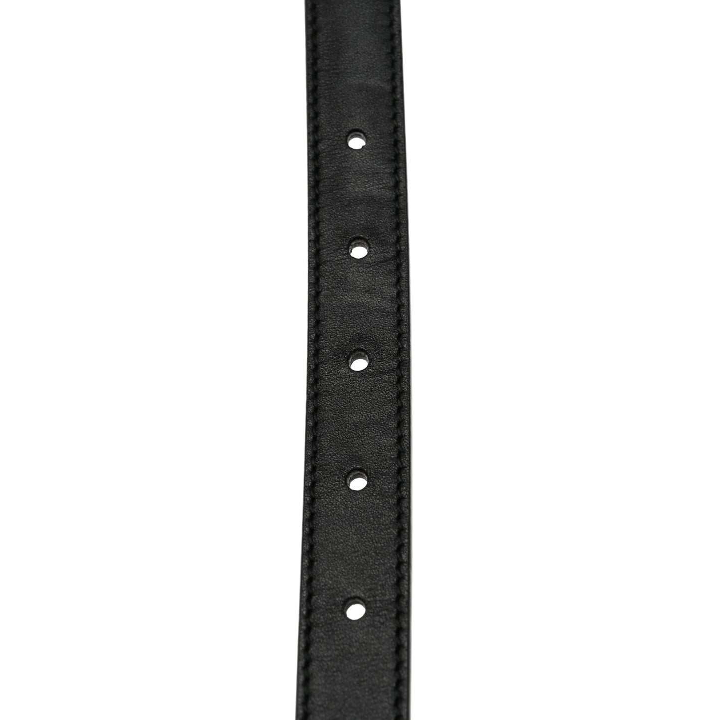 Calfskin Double G 20mm Belt 75 30 Black