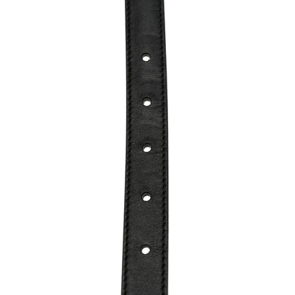 Gucci Calfskin Double G 20mm Belt 75 30 Black 3 of 6
