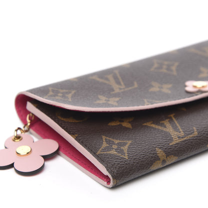 Louis Vuitton Monogram Bloom Flower Emilie Wallet 7 of 9
