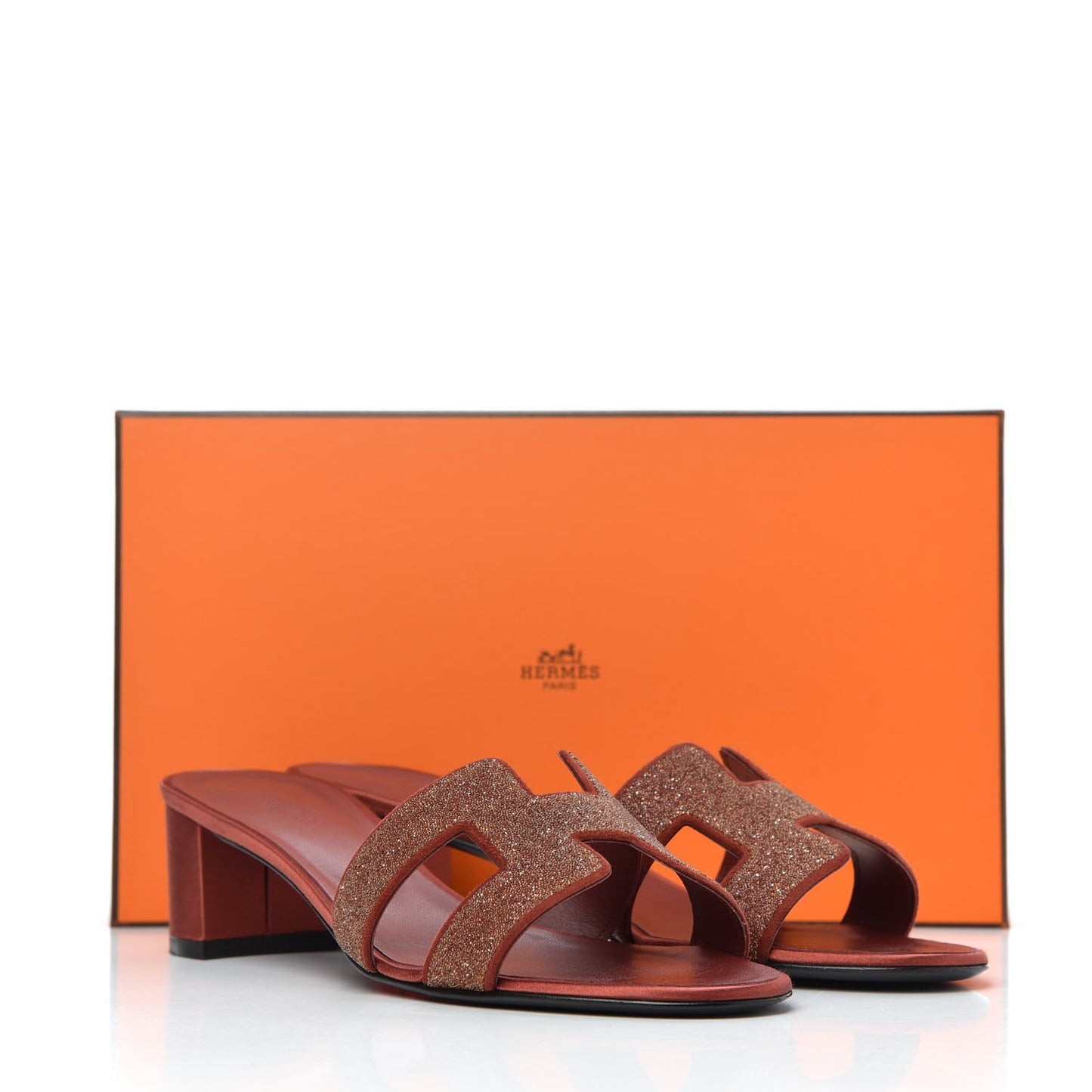 Suede Goatskin Crystal Powder Oasis Sandals 39 Rouge Tomette