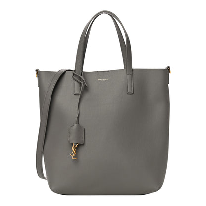 Saint Laurent Calfskin Toy Shopping Tote Earth Grey 1 of 8