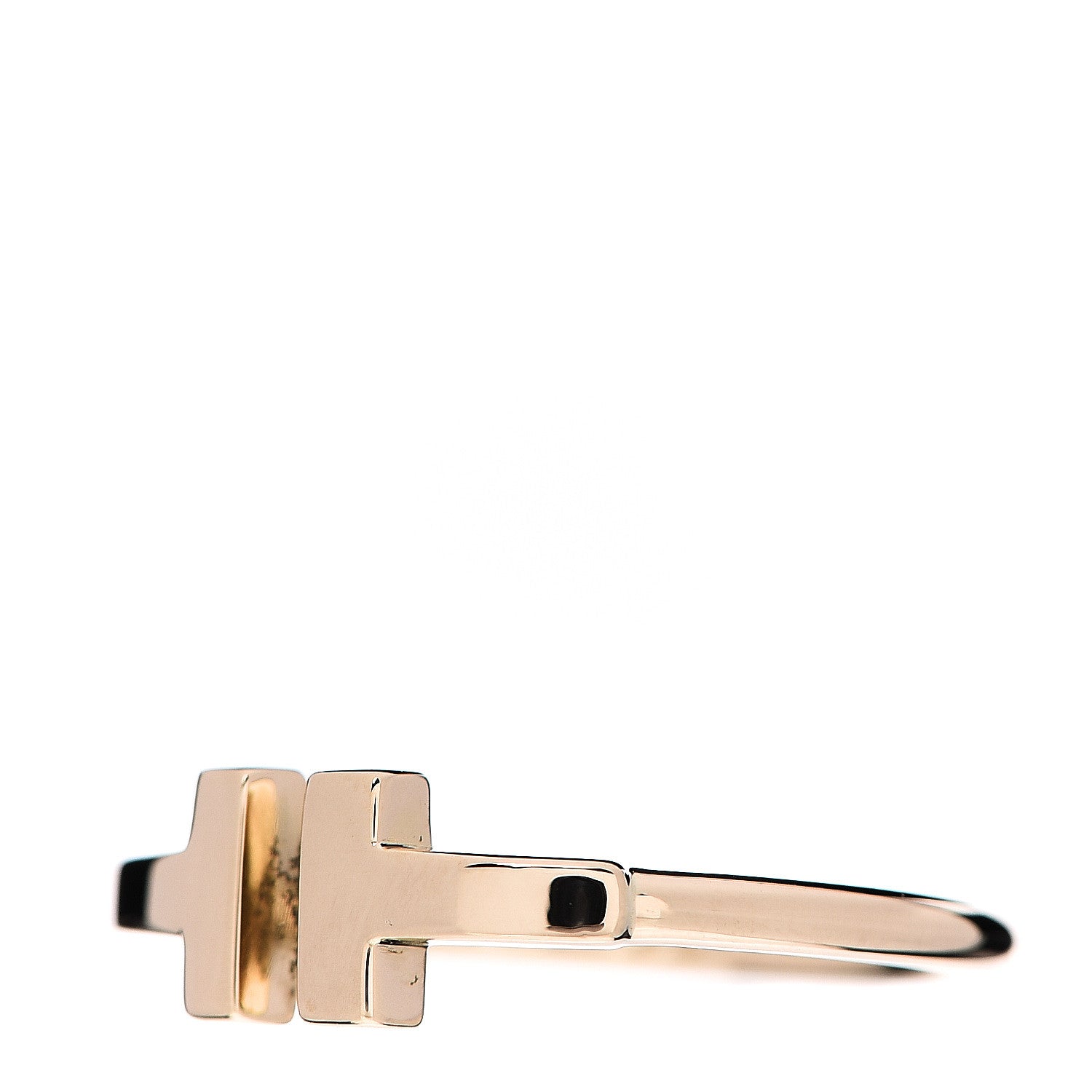 Tiffany 18K Yellow Gold T Wire Ring 54 6.5 2 of 4