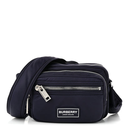 Burberry Nylon Warner Camera Crossbody Bag Navy 1 of 10