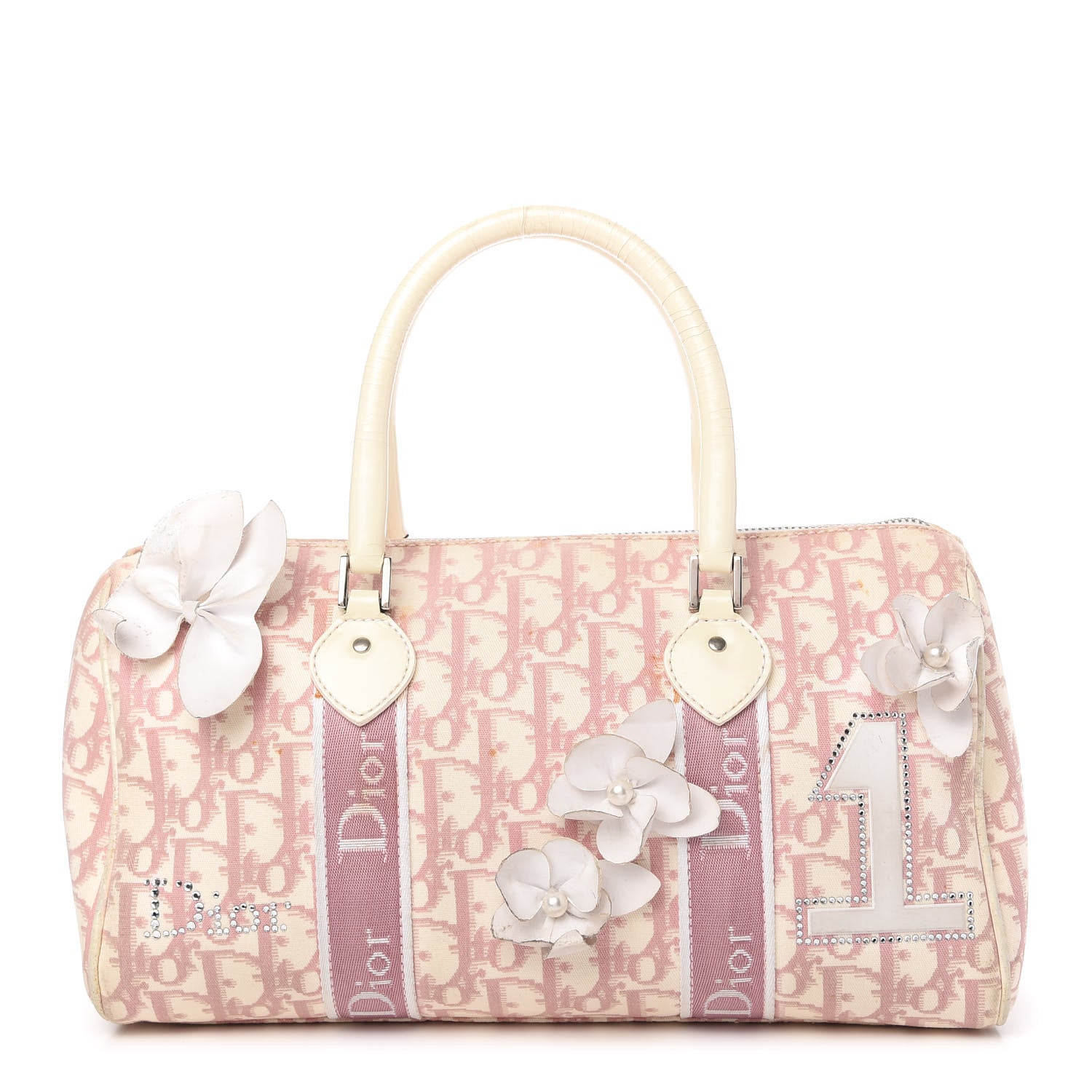 Christian Dior Monogram Girly Boston Pink 1 of 15
