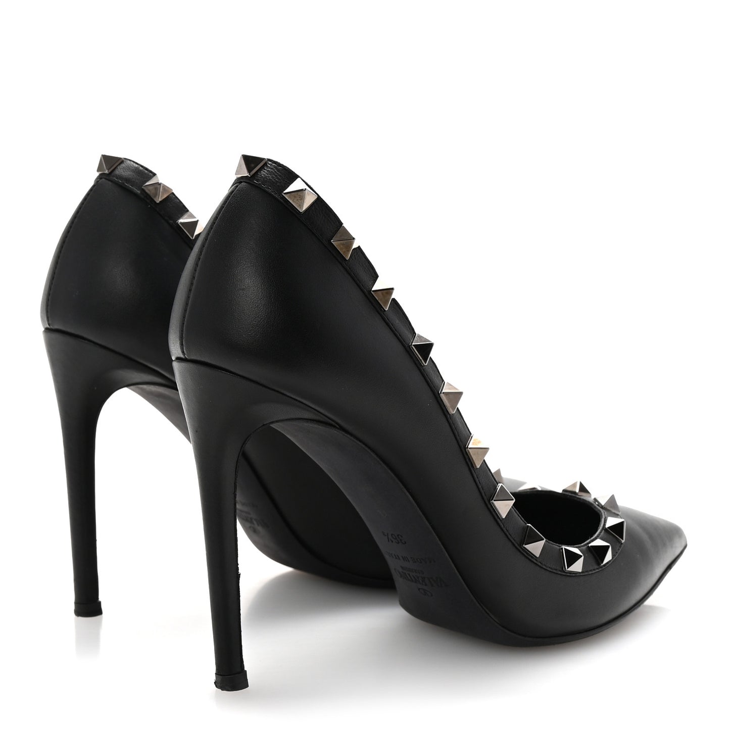 Nappa Rockstud 100mm Pumps 36.5 Black