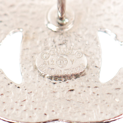 Chanel Crystal CC Earrings Silver 4 of 5