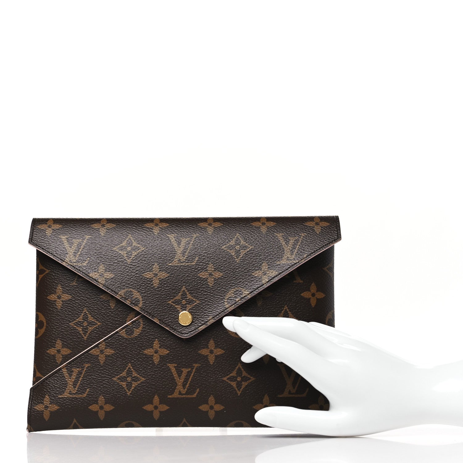 Louis Vuitton Monogram Large Kirigami Pochette Insert Rose Ballerine 2 of 9