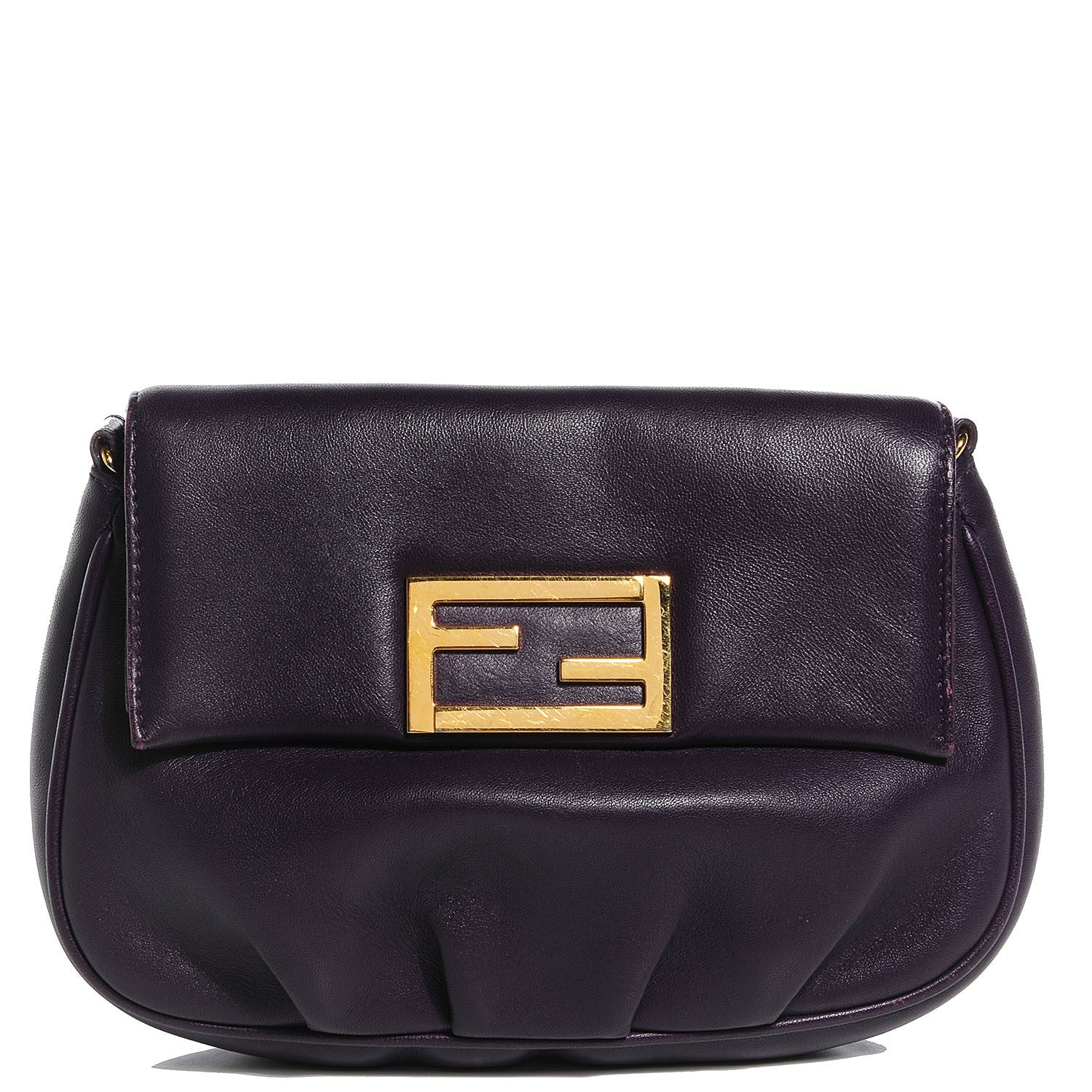 Fendi Nappa Fendista Pouchette Crossbody Ametista 1 of 11